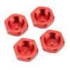 4pcs 1Celsius8 RC Hex Hub Nuts Dustproof Lightweight 17mm Aluminum Wheel Hex Drive Hub Adaptor