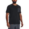Under Armour Solid Color Round Neck Pullover Breathable Loose Outdoor Sports Short Sleeve T-Shirt Men Tops 1376204-001