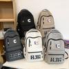 Schoolbag Backpack Fashion Women's Large Capacity Travel Computer Backpack Men's Casual Bag Junior High School Student High School Elementary School 