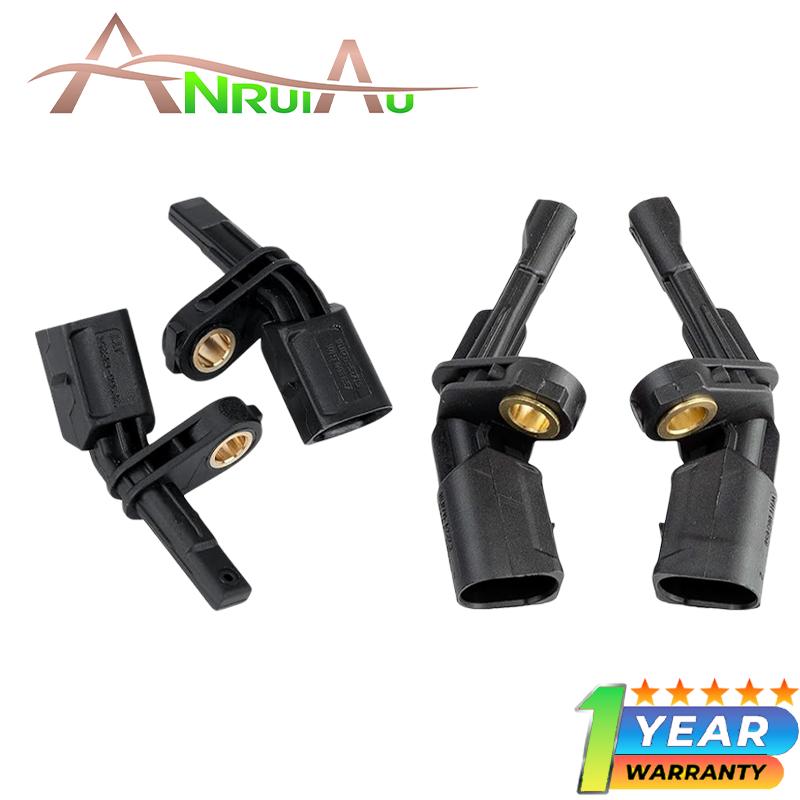 New 4PCS WHT003856 Front Rear Left and Right ABS Wheel Speed Sensor Set for Volkswagen Amarok Bora Beetle CC Eos Golf GTI Jetta