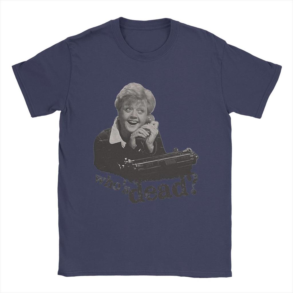 Men Murder She Wrote Fletcher T Shirt Pure Cotton Clothes Funny Short Sleeve Crewneck Tees Graphic T-Shirts