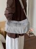 Urban Style Nylon Small Square Bag With Zipper Closure For Daily Use And Storage