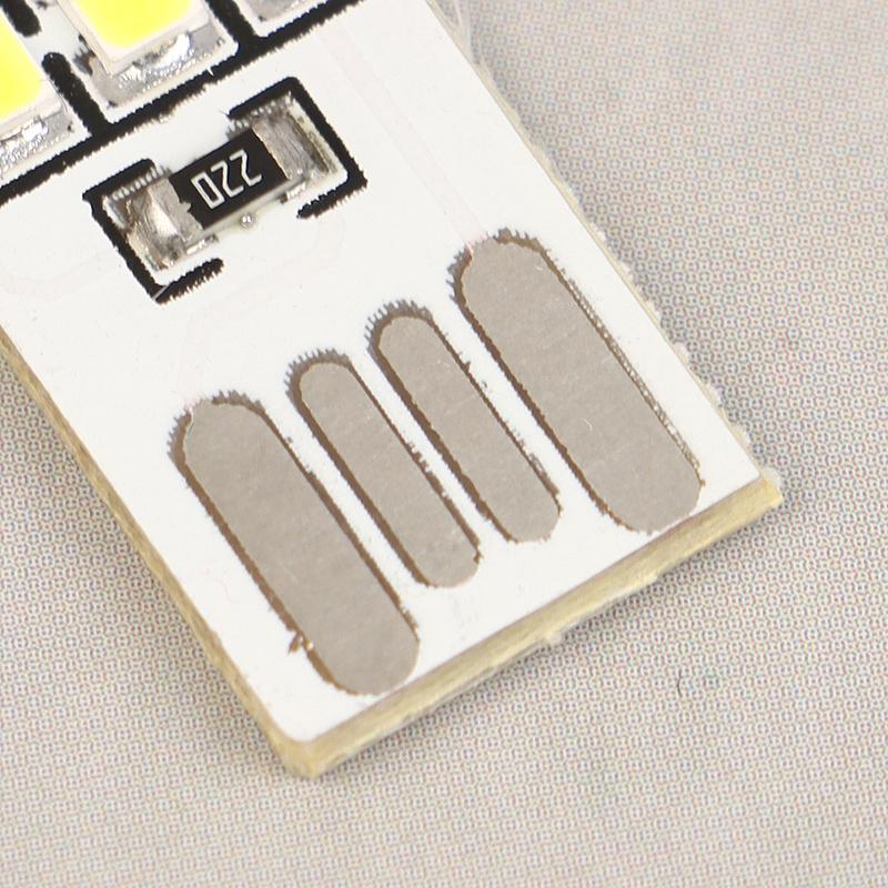 10Pcs Book Light Mini Night Lighting 2835 Smd Bulb 5V 0.2W Led Usb Light For Computer Mobile Power Supply Chip Led Nightlight