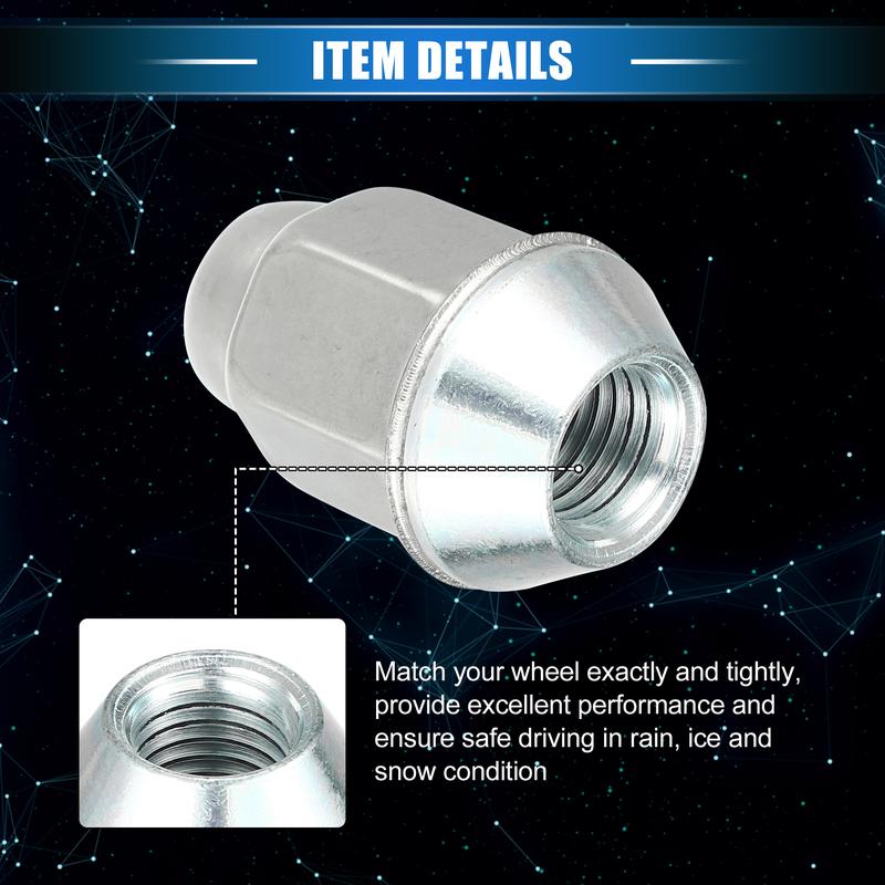 UXCELL Wheel Lug Nuts for Buick Encore 2013-2021 for Isuzu Ascemder 2003-2008 for Chevrolet Trax 2013-2022 Car Lugnuts 5pcs