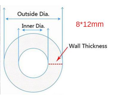 5 Meters Transparent Food Grade Silicone tube 2 4 6 8 10 12 Flexible Garden Rubber hose Aquarium Soft Tubing Silicone pipe