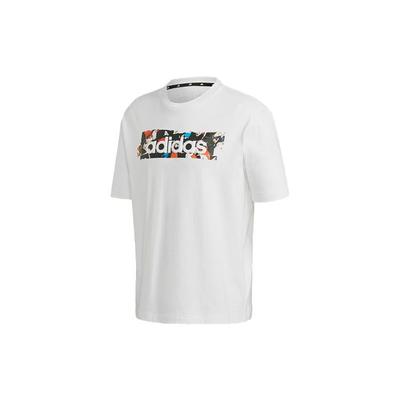 adidas X Disney Graphic Print Sports Crew Neck T-Shirt Men Tops White GL2222