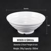 White A5 Melamine Noodle Soup Bowl, 10-Pack