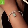 Monet Impression Pendant Wind Personality Diy Bracelet Beaded Accessories Flower Plant Animal Green Beads