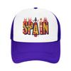 The coat of arms of Spain  Sun Hats Casual Baseball Cap Summer Trucker Hat Sunscreen Hip Hop Hats Couple WoUnisex Baseball Caps