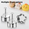 Onigiri Maker with Unique Animal Shape Stainless Steel Kitchen Sushi Molds Rice Sphere Press for Box Accessories