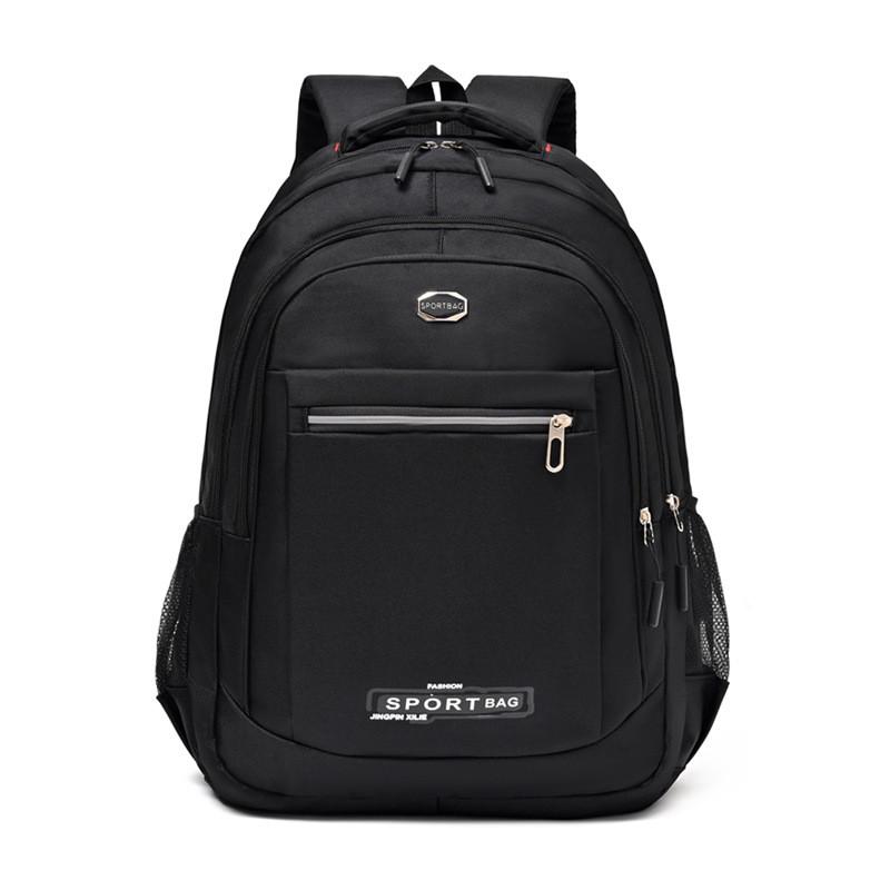 Simple Letter Printed Men Casual Computer Backpack For Business And Commuting