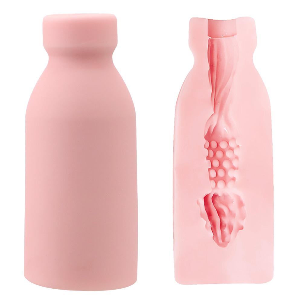 Sex Toys for Men Erotic Oral Blowjob Bottle Shape 3D Artificial Vagina TPE Male Masturbation Cup