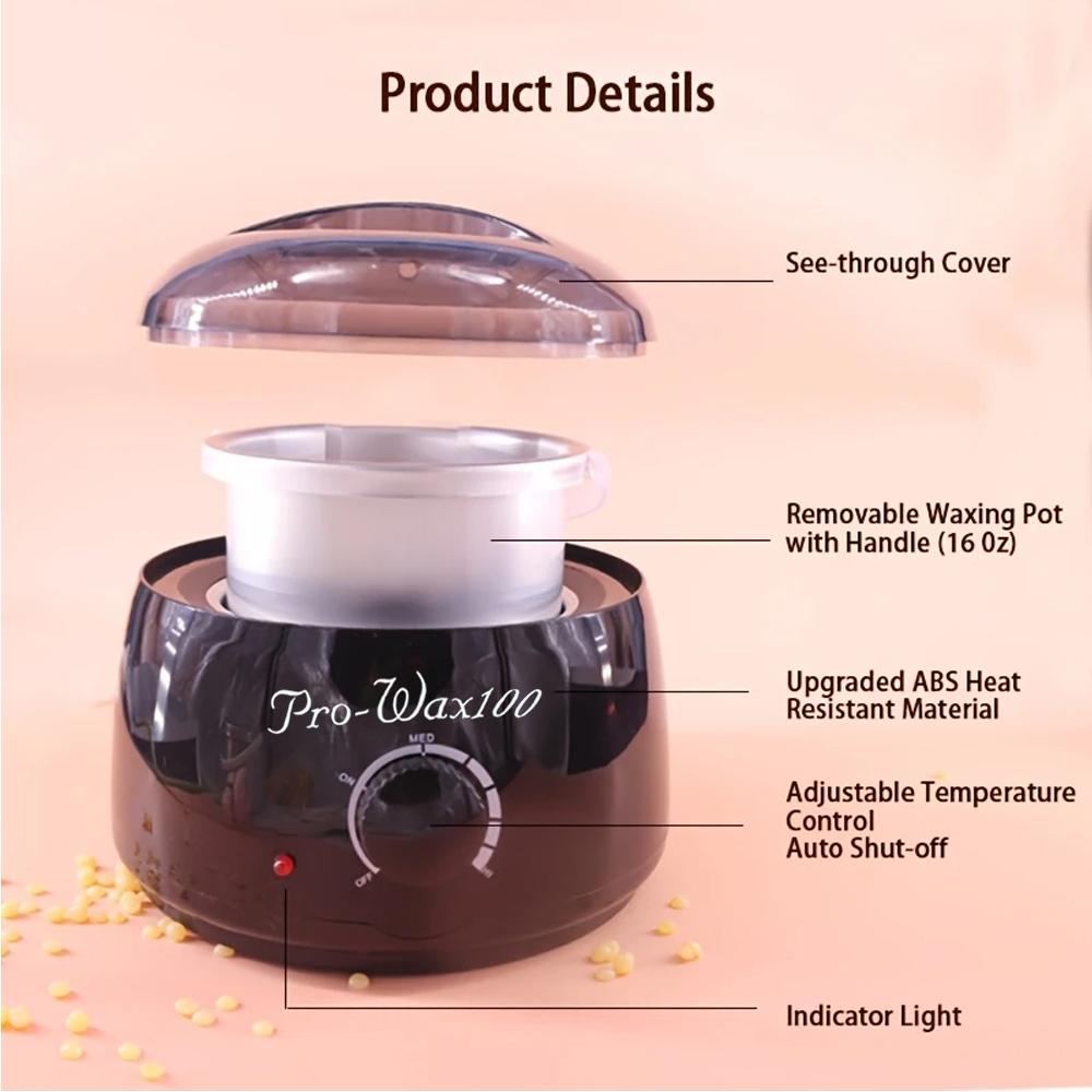YIKOOLIN Professional Wax Warmer Heater for Depilatory Epilator Paraffin Wax Bean Bead Heating Machine Hair Removal Tool