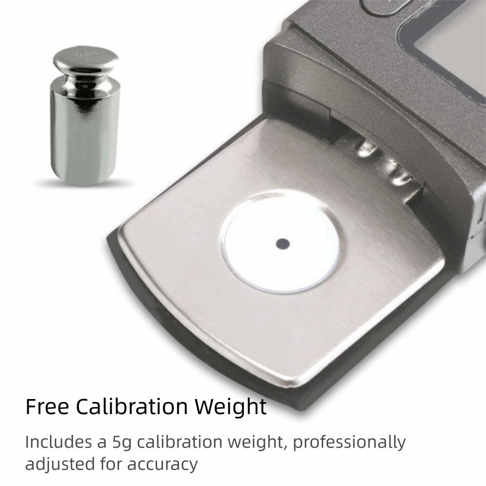 Portable Digital Turntable Stylus Force Scale Backlight Record Player Needle Pressure  Tracking