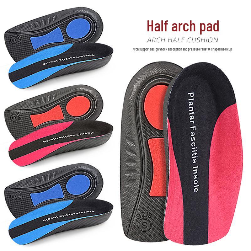 Flat Arch Support Sports Insole: Shock Absorption for Eversion & Bow Legs (XO-Legged)