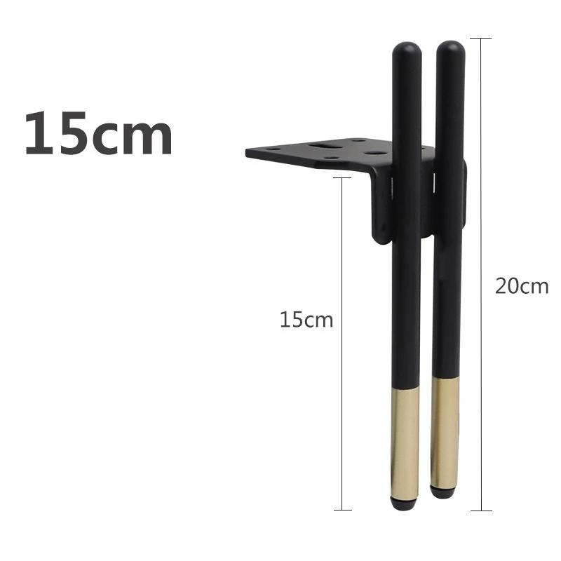 4pcs 13/15/18cm Metal Adjustable Furniture Legs Sofa TV Cabinet Feet Bathroom Cabinet Bed Support Leg Home Replacement Hardware
