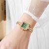 New Fashion Luxury Woman Bracelet Watch Women Wristwatches Ladies High Quality Square Stainless Steel Quartz Watches Reloj Mujer