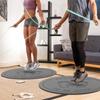 Jump Rope Mat 23.6inch Shock-Absorbing Equipment Skipping Rope Mat for Indoor Home Pilates Workout Stretching Yoga Floor