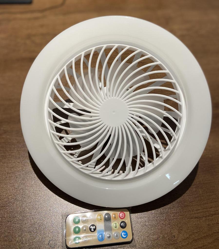 Kompakte LED Deckenventilator-Glühbirne mit E27-Sockel für Schlafzimmer und Restaurant