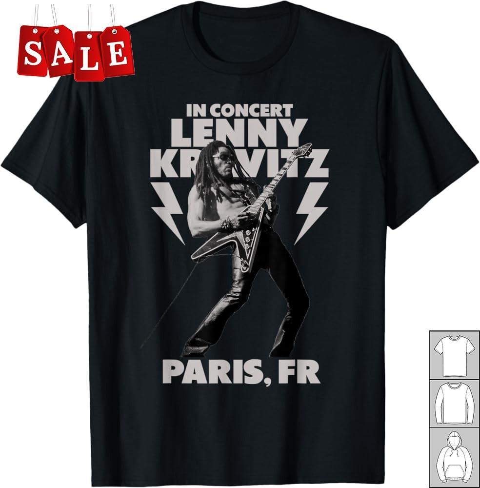 New Lenny Kravitz Paris, FR 2025 Gift For Fans Unisex S-5XL Shirt SS1048 Unisex T-Shirt XXL