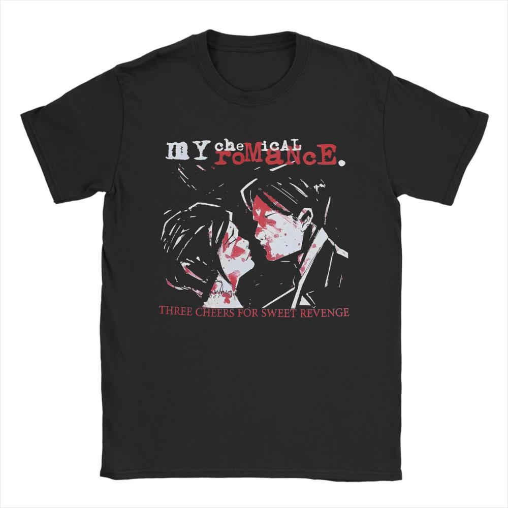 

Rock Band My Chemical RoUnisexce Music Cover TShirts for Unisex Women Cotton Tee Shirt Round Neck Short Sleeve T Shirts XL Clothing XL