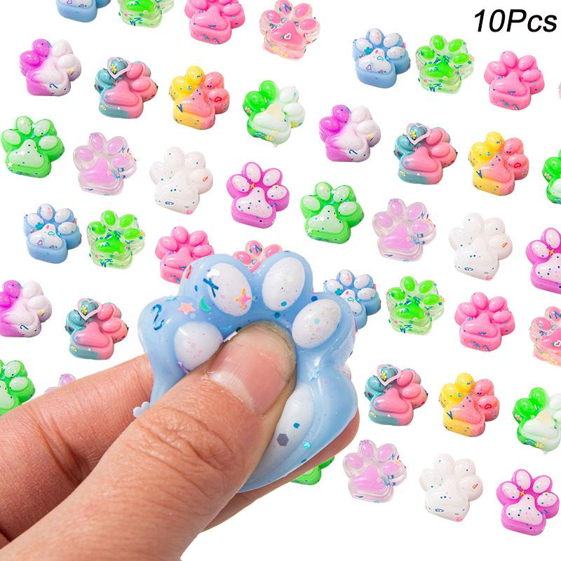 

10/20pcs Mini Cute Cat Claw Plush Pinch Halloween Christmas Party Pack Fillers Kids Birthday Party Favors Goodie Pinata Fillers
