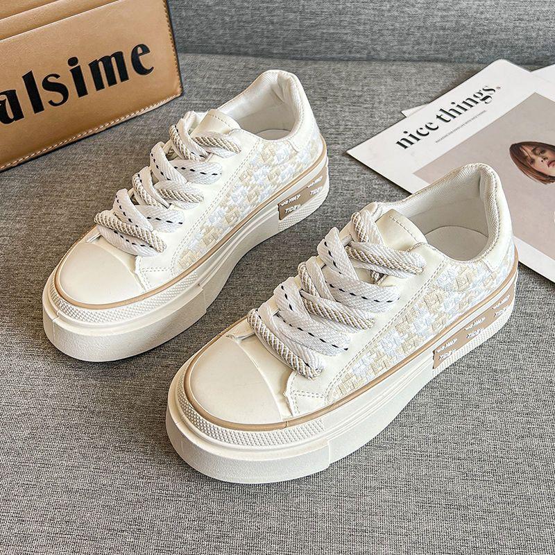 Fashion Women's Casual Sneakers Chunky White Espadrilles Luxury Green Cute Canvas Shoes for Women Fashion Shoe Designer Black Flat Hit