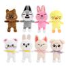 Skzoo Plush Toys Stray Kids Plush Wolf Chan Cartoon Stuffed Animal Plushies Doll Cute Companion for Kids Adults Fans Gift 20CM