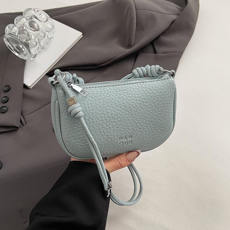 Ladies' Crossbody Bag Fashionable Versatile Solid Color Design Commuting Saddle Bag Casual Shoulder Bag For Women