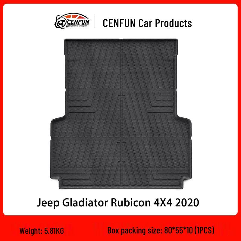 Allwetter-Heckklappen- und Ladeflächenmatte für amerikanische Pick-up-Trucks