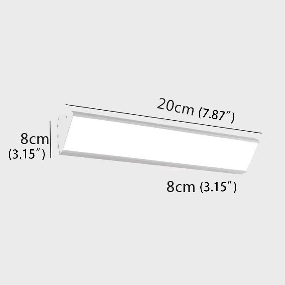 

Водонепроницаемый уличный настенный светильник LED длинный IP65 садовый светильник для крыльца виллы бра современный скандинавский длинный полосатый наружный настенный светильник Cold light