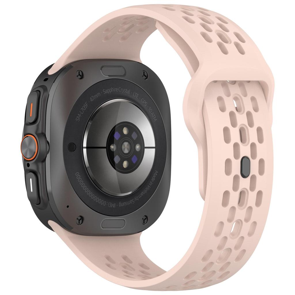 Soft Silicone Band for Samsung Galaxy Watch Ultra 2025 Sports Loop Strap Gaps Bracelet for Galaxy Watch 47mm Ultra Accessories