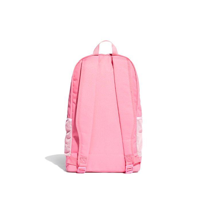 Adidas Linear Org Letter Logo Polyester Backpack Unisex Backpacks Pink DT8619