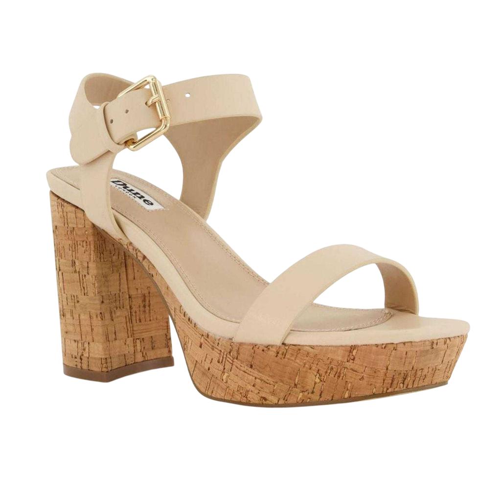 Dune London Womens/Ladies Jarell Leather Platform Block Sandals
