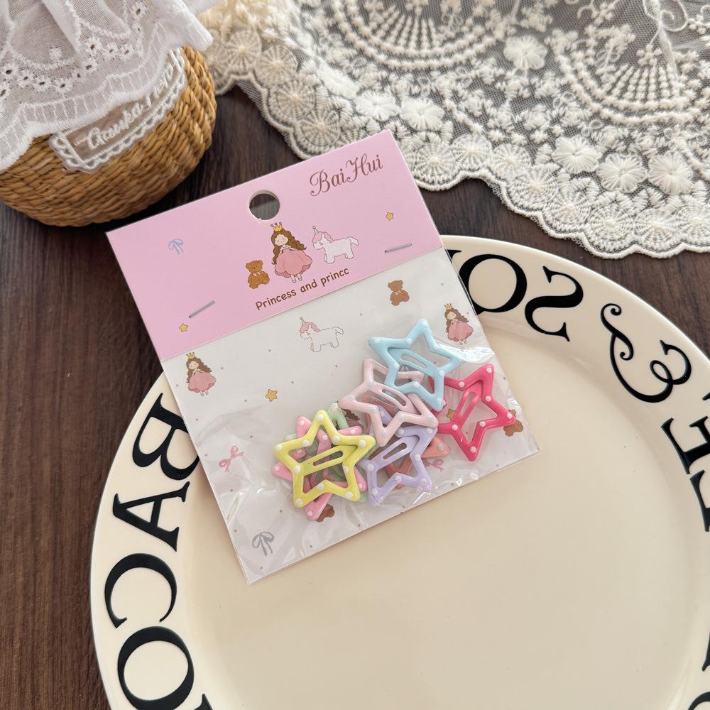 10 buc. Acele de păr coreene noi pentru copii, fete, culoarea ceaiului cu lapte, barete prințesă, clemă laterală, accesorii de păr pentru fetiță