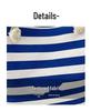 Eco-Friendly Striped Canvas Tote Bag - Large Capacity Shopping & Beach Bag