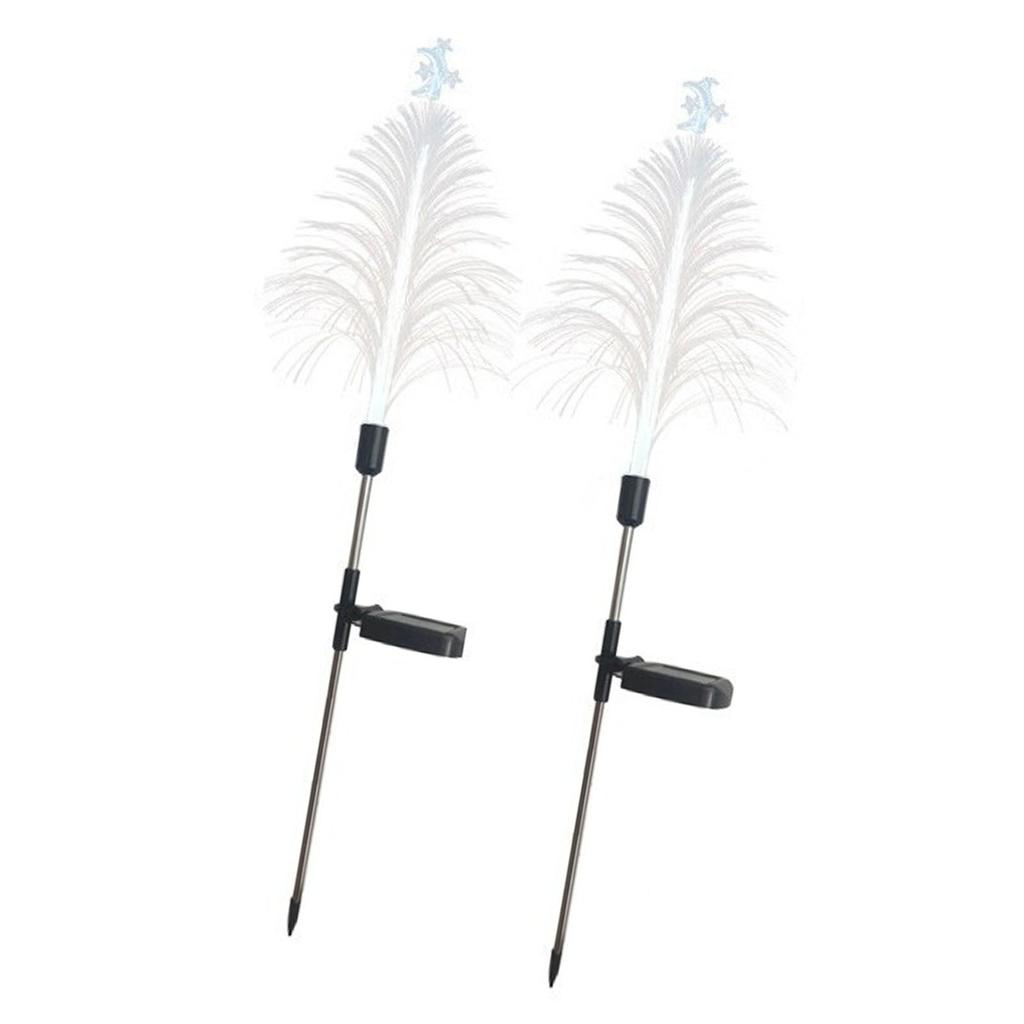 Optical Fiber Solar Light 7 Color Changing IP65 Water Proof Energy Saving Decorative Solar Ground