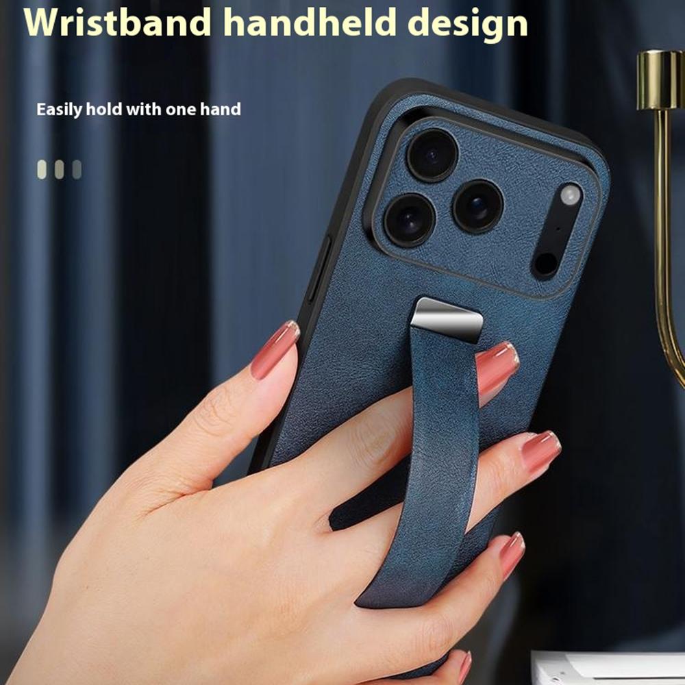 SULADA Fashion Series für iPhone 17 Pro Max Hülle Armband Ständer Leder Rückseite Handyhülle