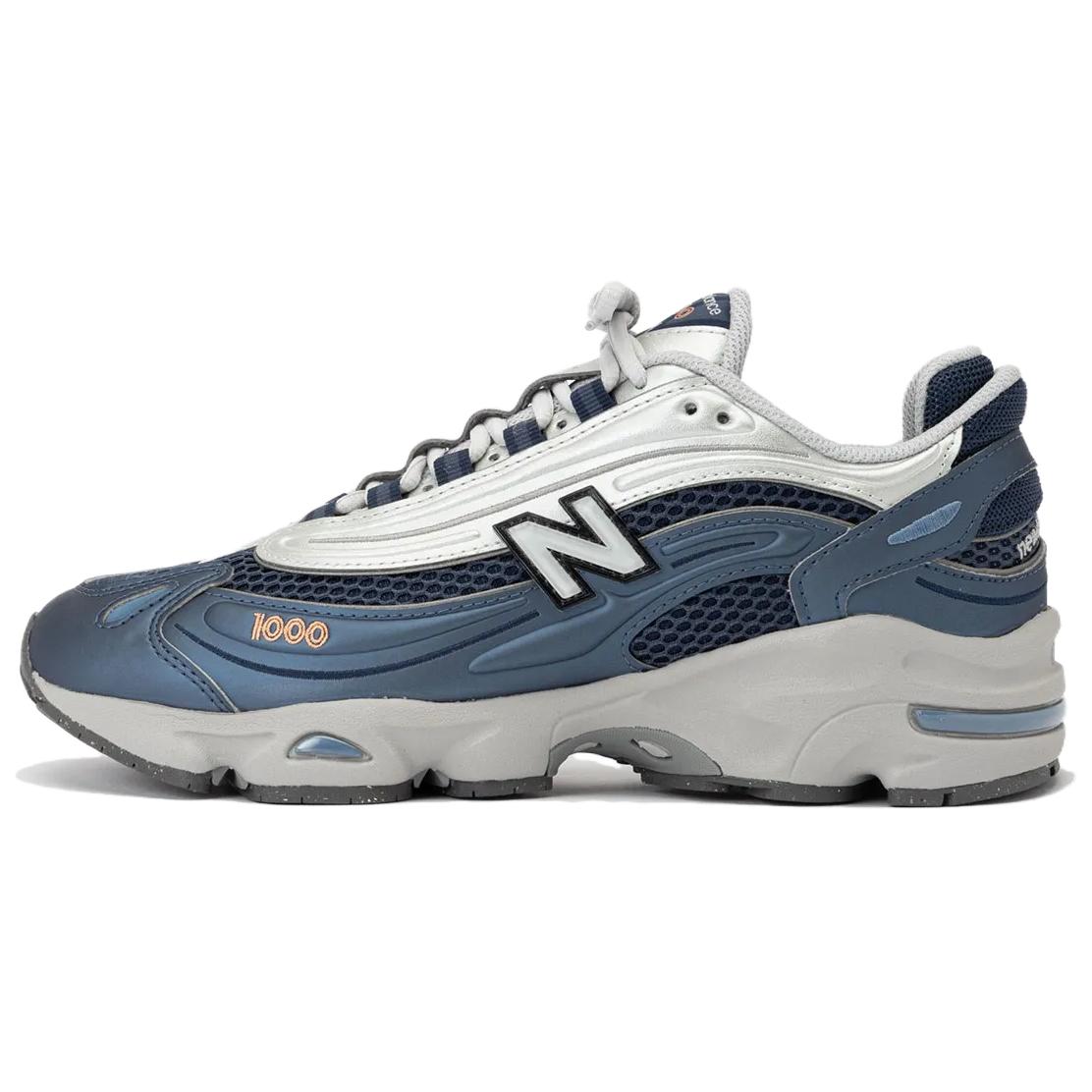 

New Balance 1000 Удобные Универсальные Прочные Кроссовки с Низким Верхом для Бега Мужские Кроссовки Синие M1000P 38.5