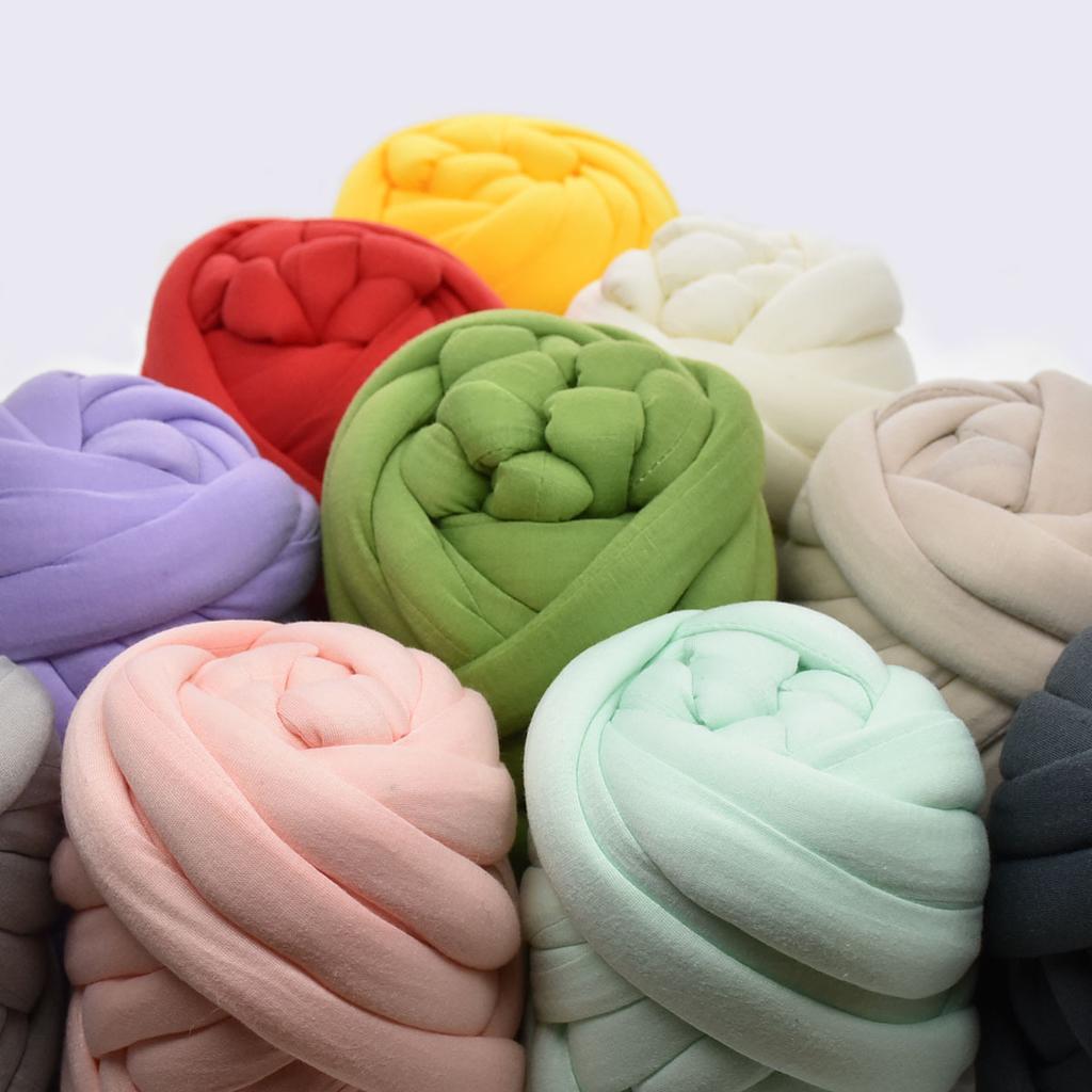 6pcs Chunky Chenille Yarn Bundle - Super Bulky Soft DIY Knitting Crochet Yarn for Blankets (1.5kg Total) Make Giant Throws Pillows