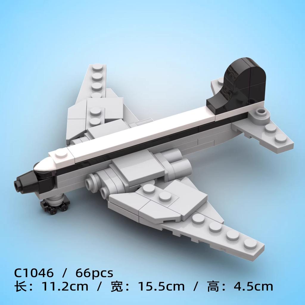 Premium Mini Aircraft Building Blocks Set Durable Imaginative Play Collectible Model Plane Kits for All Ages