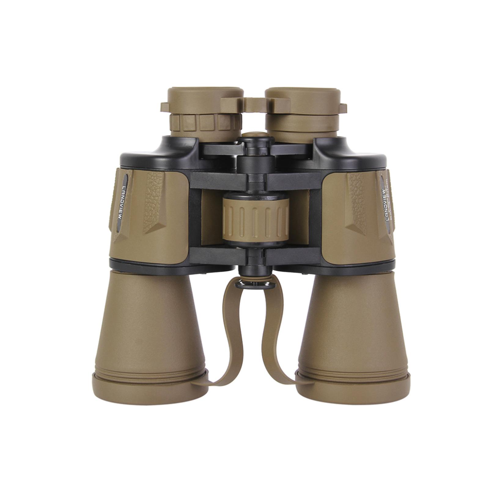 

20x50 Large Eyepiece Binoculars High-definition High-power Outdoor Optical Glass Telescopes for Bird Watching Hunting коричневий