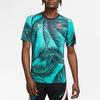 Nike FC Barcelona 2020/21 Pre-Match Teal Black Men's Short Sleeve Soccer Training Jersey CK9714-397