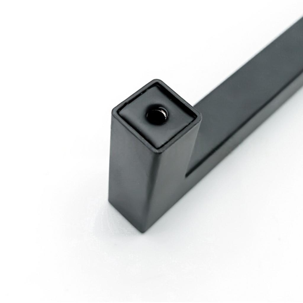 Modern Square Matte Cabinets Handles Sturdy Stainless Steel Hardware Multiple Layer Electroplated for Long Time Use