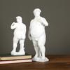 Home Decor Creative Fat David Portrait Sculpture Resin Craft Human Body Abstract Statue  Desktop Ornaments Garden Art Decoration
