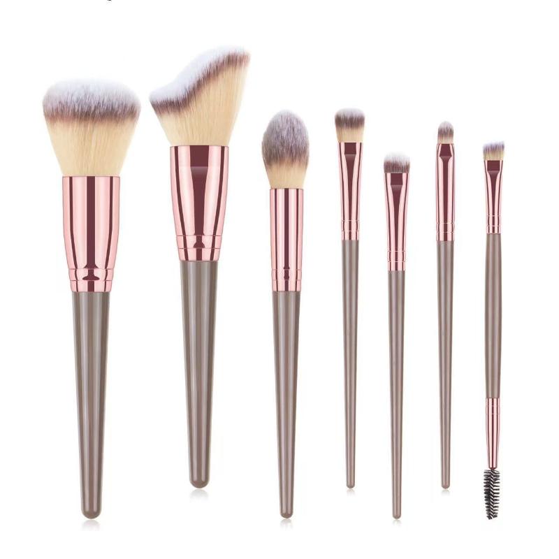 7/15 Stück Make-up-Pinsel Gesicht Augen Make-up-Pinsel Wimpern Lidschatten Augenbrauen Eyeliner Foundation Puder Rouge Highlighter Lippen Pinsel