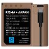 Rowa Japan Compatible Direct Compatible with Olympus Genuine Battery Level Case Included Standard BLX-1 Charger, 2-Pack, USB-C 2400mAh, Chargers,