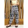 Elephant Pants Long Adjustable Elastic High Waistband Strap Jumper  Unisex Man Women Print Thailand Casual Streetwear Beach Bohemian Retro Vintage