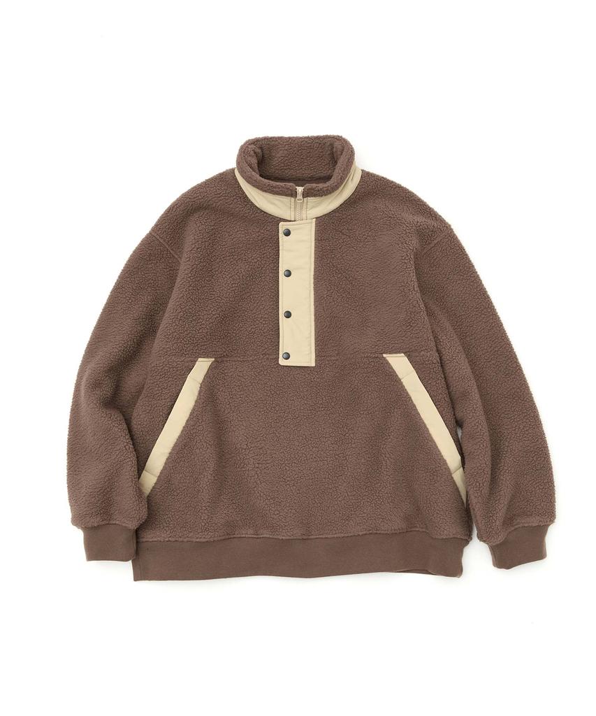 Wmc Fleece Anorak_Brown