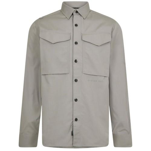 G-Star Mens Cargo Logo Long-Sleeved Shirt